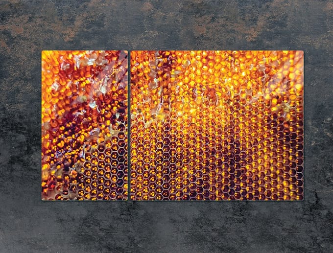 TMK ArtDeko - Snijplank - 90x52 cm - Miod - Glas