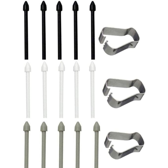 Geschikt voor Samsung stylus vulling S6s7+S21Ultra note10 note20 penpunt S penpunt Helemaal zwart (5