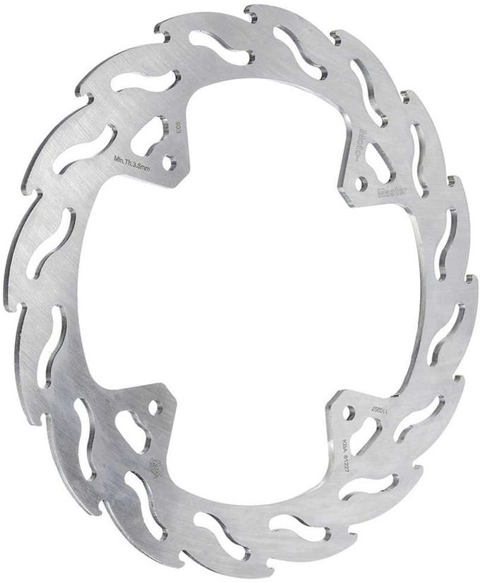 Moto-master Flame Honda 110207 Achterste Remschijf Zilver
