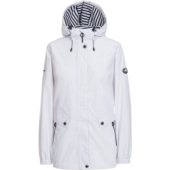 Trespass Dames/dames Flourish Waterproof Jasje (Wit)