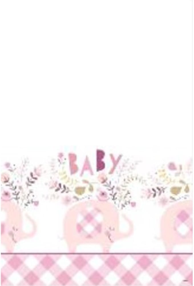 Tafelkleed Floral Elephant Roze 137x213cm