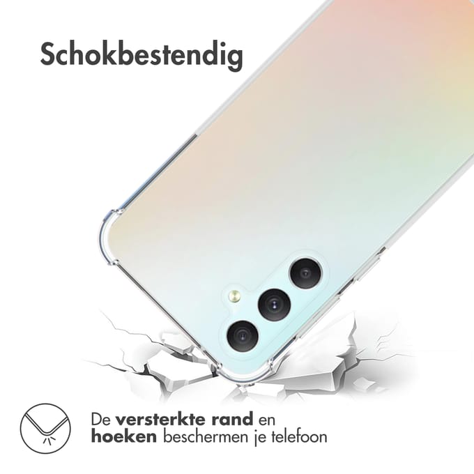 imoshion Hoesje - Geschikt voor Samsung Galaxy S23 FE - Shockproof Case - Transparant