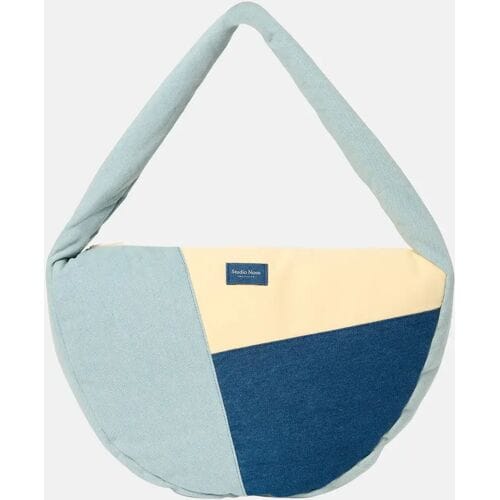 Studio Noos Patchwork crossbody tas denim