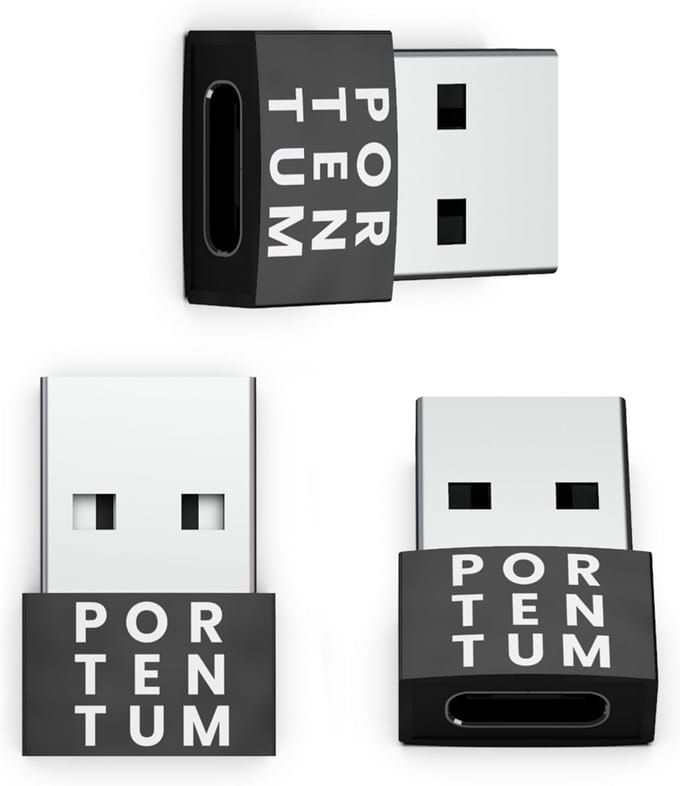 USB c naar USB Adapter - Type C Converter - Snelle Data Overdracht - Duurzame Zinklegering - 3 Stuks - Zwart