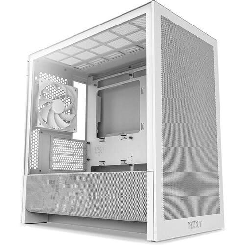 NZXT H3 Flow (2025) - All White - Case - Miditower - Wit
