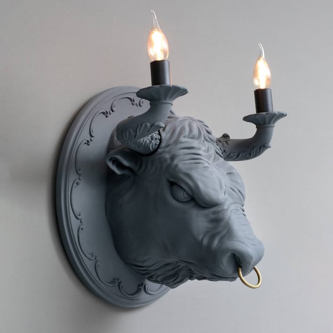 Karman Corrado Wandlamp Mat Grijs