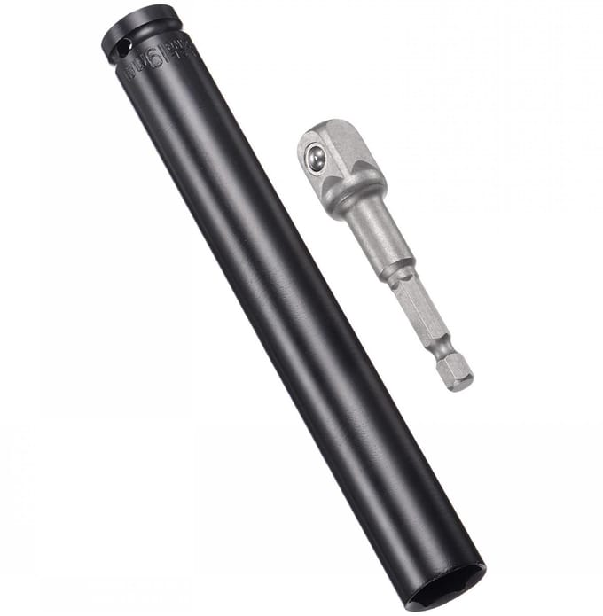 Dailygoods - 1/2" Slangenset met 19mm Diepe Slagdop en Adapter