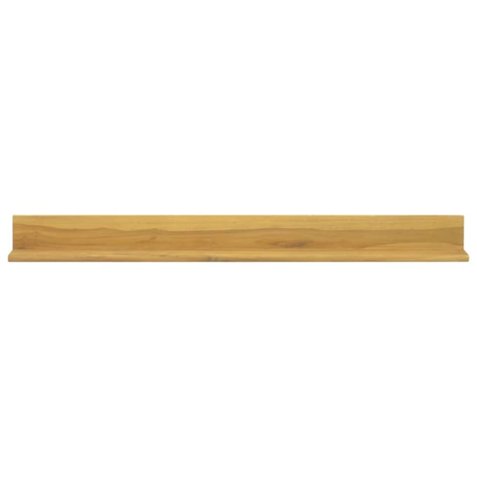 vidaXL - Wandschappen - 2 - st - 110x10x10 - cm - massief - teakhout