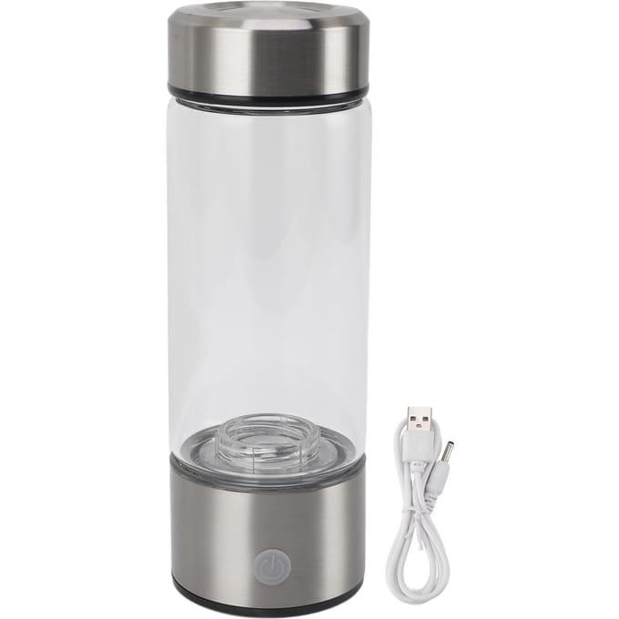 Waterstofwaterfles 420ml Oplaadbare Draagbare Waterstofwatergenerator Waterrijk Water L white