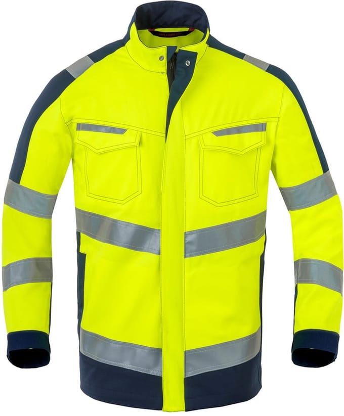 HAVEP Jack High Visibility 50169 - Fluo Geel/Donker Denim - 50