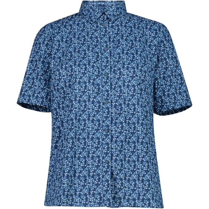 Stretch T-Shirt Met Volledige Print En 3/4 Mouwen Dames CMP