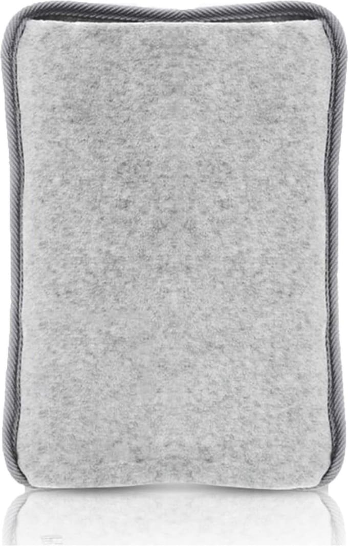 White-Label® Elektrische Kruik - Warmtekruik - Baby - Volwassenen - Grijs