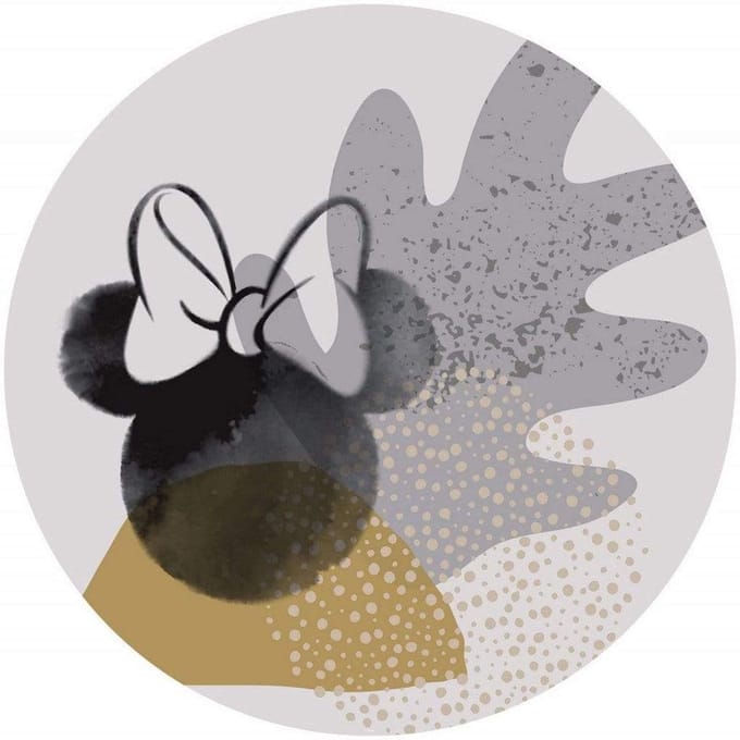Noordwand Komar Dots Behangcirkel Disney - Minnie Mouse - Loop Art - DD1-041   4055065180415   Behang