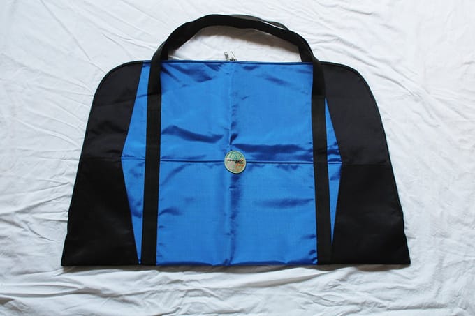 Recycle droogpak tas | Procean | Zwart met blauw