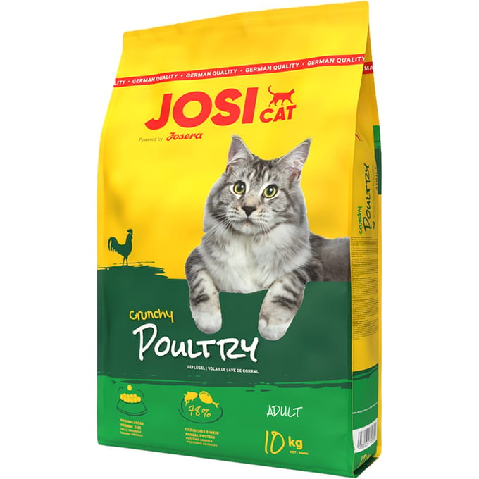 10kg Josera JosiCat Crunchy Kip Kattenvoer droog