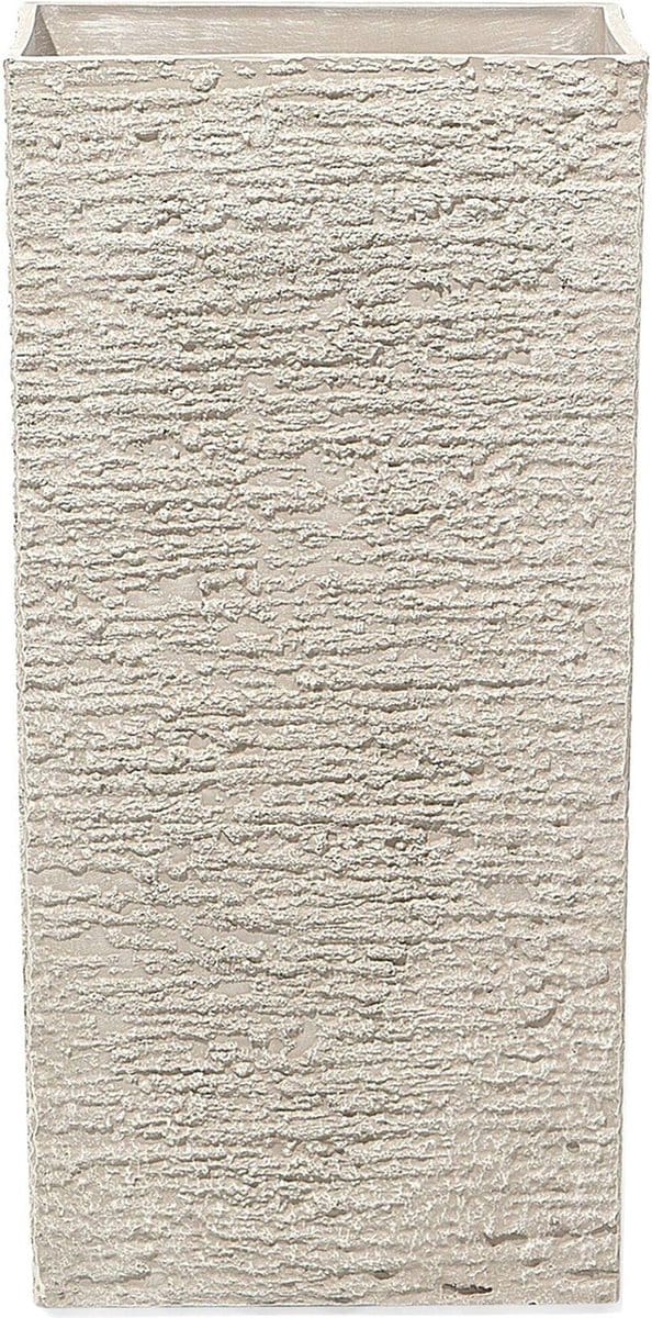 TENNO - Plantenbak - Lichtbeige - 35 cm - Stenenmix