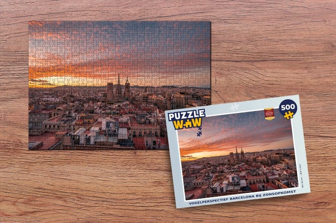 Puzzel Architectuur - Lucht - Barcelona - Legpuzzel - Puzzel 500 stukjes