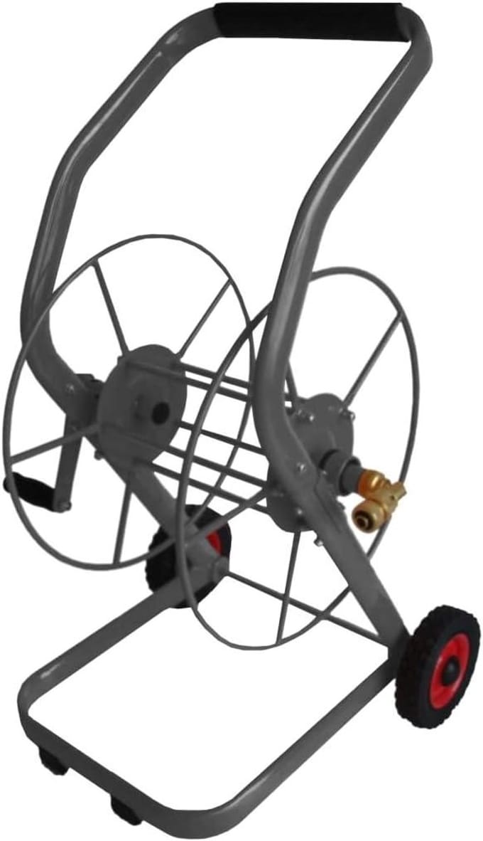 Slanghaspel - Hose trolley - Tuinslang Opbergen - Professioneel Model - 70 meter - Beige