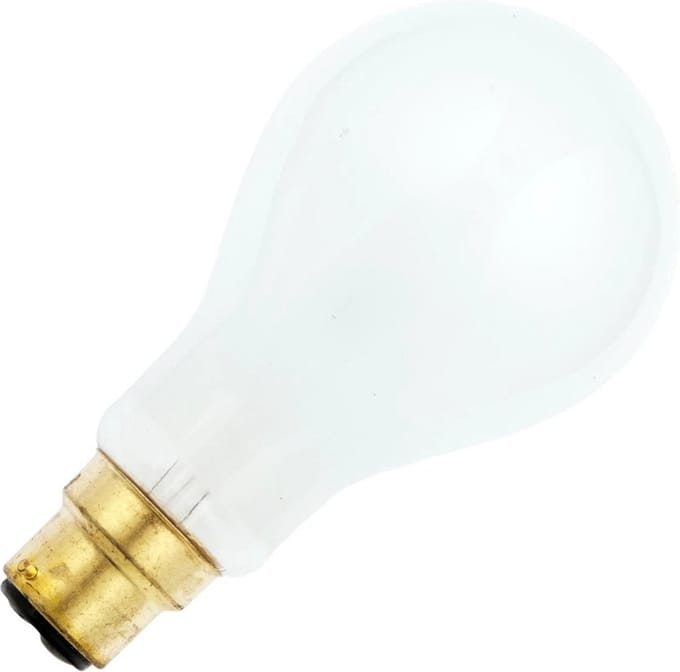 Schiefer Ba22d Gloeilamp | 200W 2700K 2500lm 235V Mat | Dimbaar