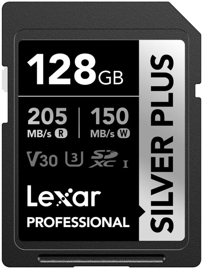 Lexar Professional SILVER PLUS SDXC - 205MB/s - 128GB