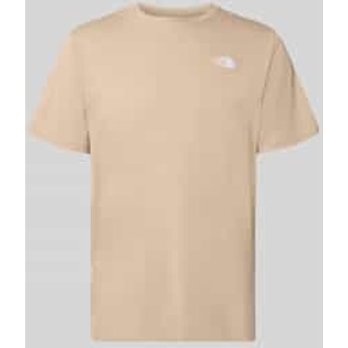 T-shirt met Labelstitching en Ronde hals