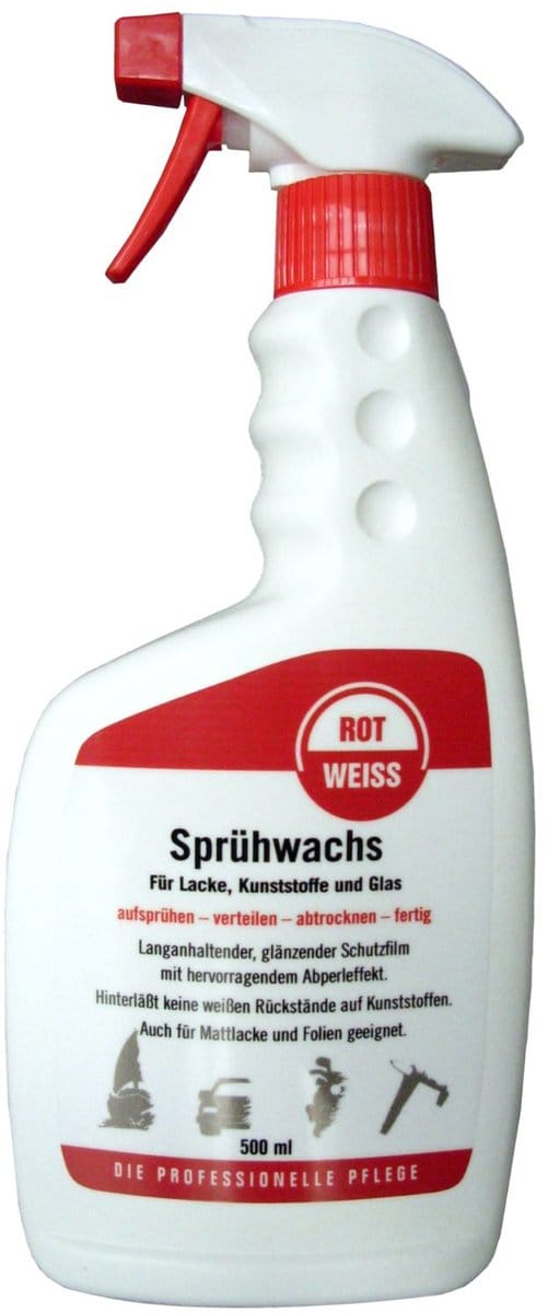 ROTWEISS Spuitwax 500ml Was Verzegeling Afwerking Lak Matte lak Glas GVK Auto