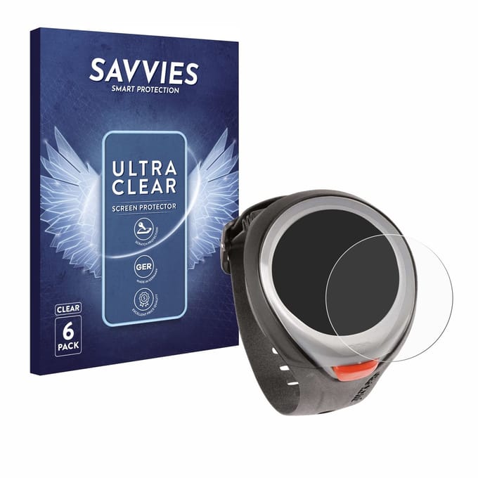 Savvies - Screenprotector voor Mares Puck Pro - Folie Beschermfolie transparant 6 Stuks