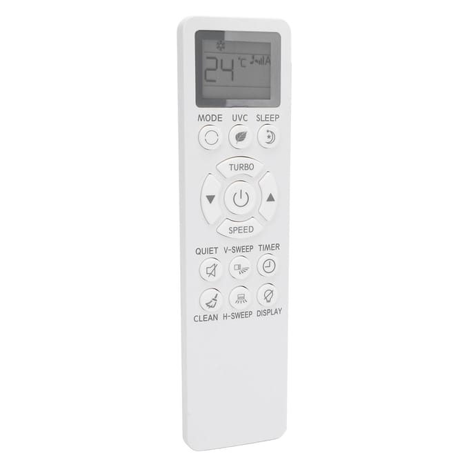 KKG23A C1 Afstandsbediening Vervanging voor Changhong Airconditioning Draagbare AC Afstandsbediening white