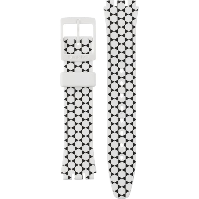 Swatch Plastic - Originals Medium (34mm) /Access/Solar/Musicall/Stop - G/SK/SL/SR/SS/SO28 AGW186 GW186 Ruche Horlogeband