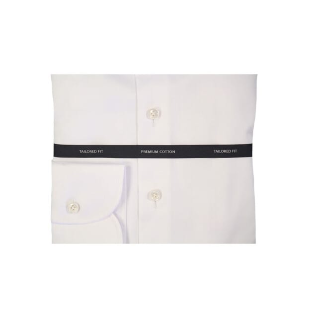 OLYMP Signature Overhemd, Tailored Fit, Signature Cutaway, Wit