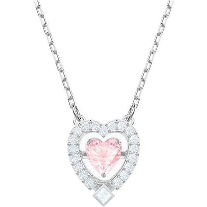 Collier pendentif cœur Sparkling Dance Swarovski pour femme 5465284 Box (Random Color) white