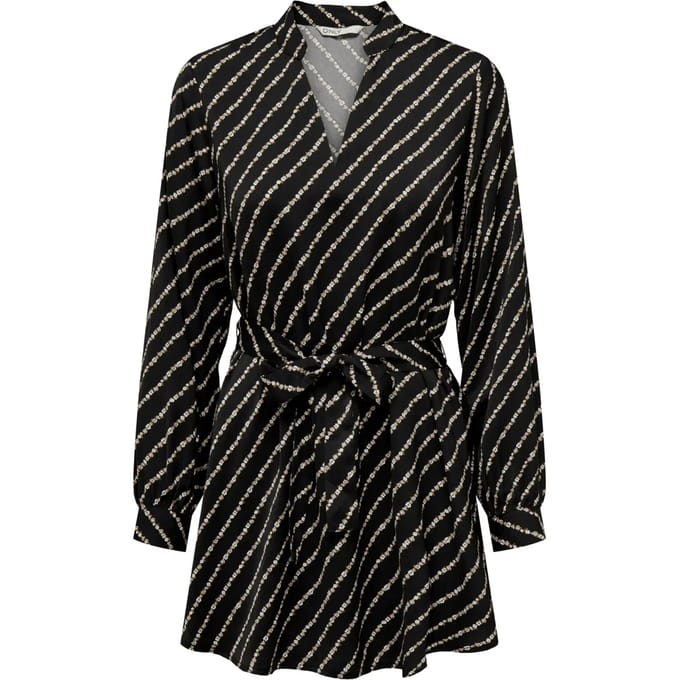 Damesjurk met lange mouwen en v-hals Only Onlthalia Bf Ptm