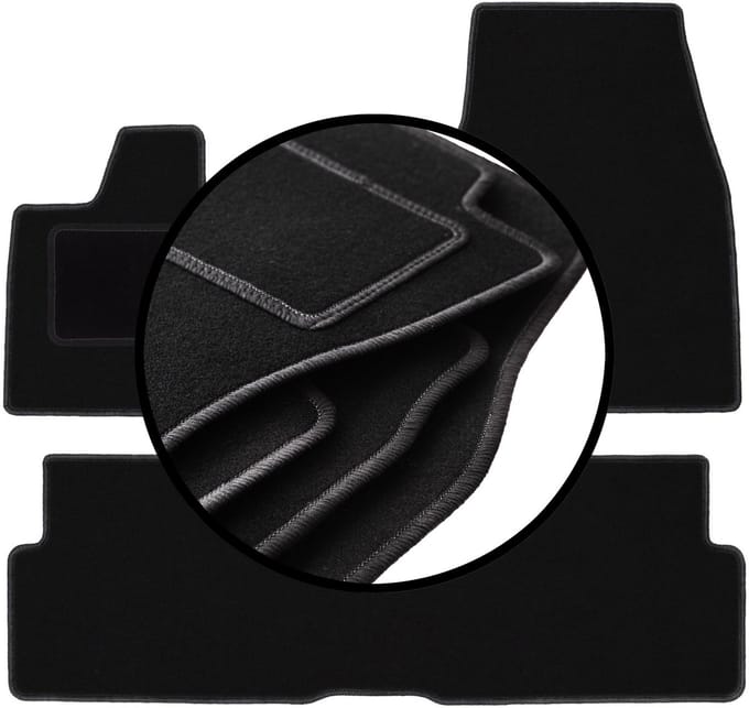Complete set veloursmatten voor: BMW I3 L01 hatchback (2013-)