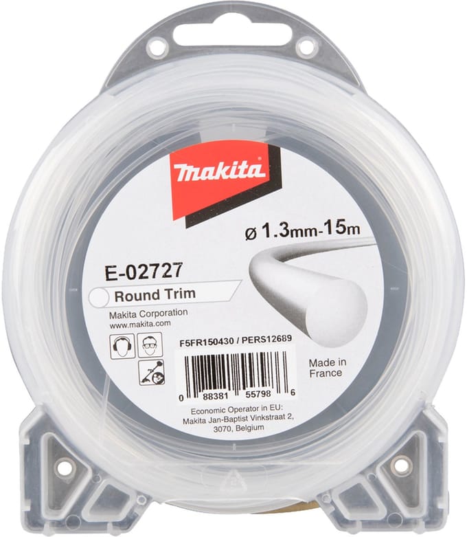Makita accessoire maaidraad rond 1,3 mm - 15 m E-02727