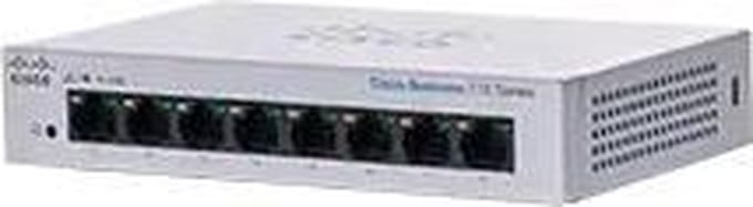 Cisco CBS110-8T-D-EU CISCO CBS110 Unmanaged 8-port GE Desktop Netwerk switch 8 poorten 10 / 100 / 1000 MBit/s