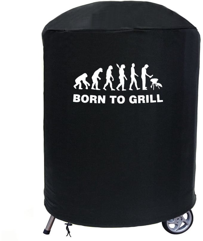 FEROCITY - Grillhoes - 59-69 cm x 90 cm - Waterdicht - UV-bestendig - Polyester - Zwart