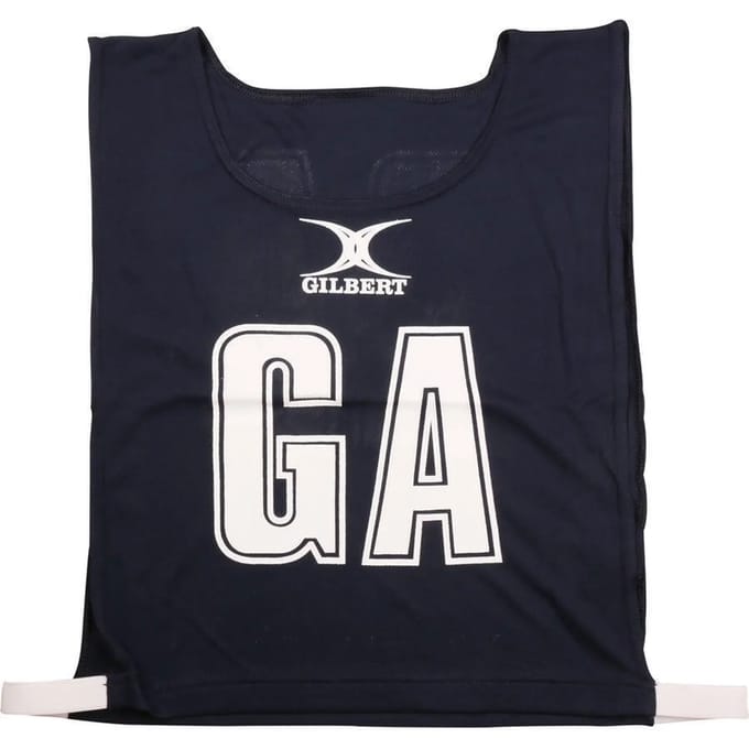 Gilbert Netball Monochrome Netball Bibs - Medium - Royal