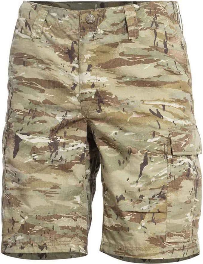 Pentagon Bdu Camo Korte Broek Beige,Groen 42 Man