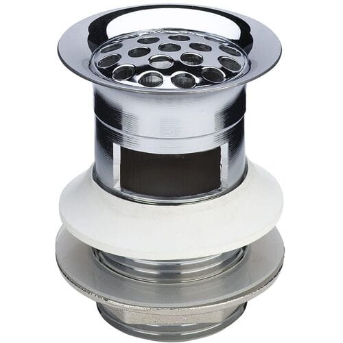 Viega stem valve with strainer for washbasins with overflow 116637
