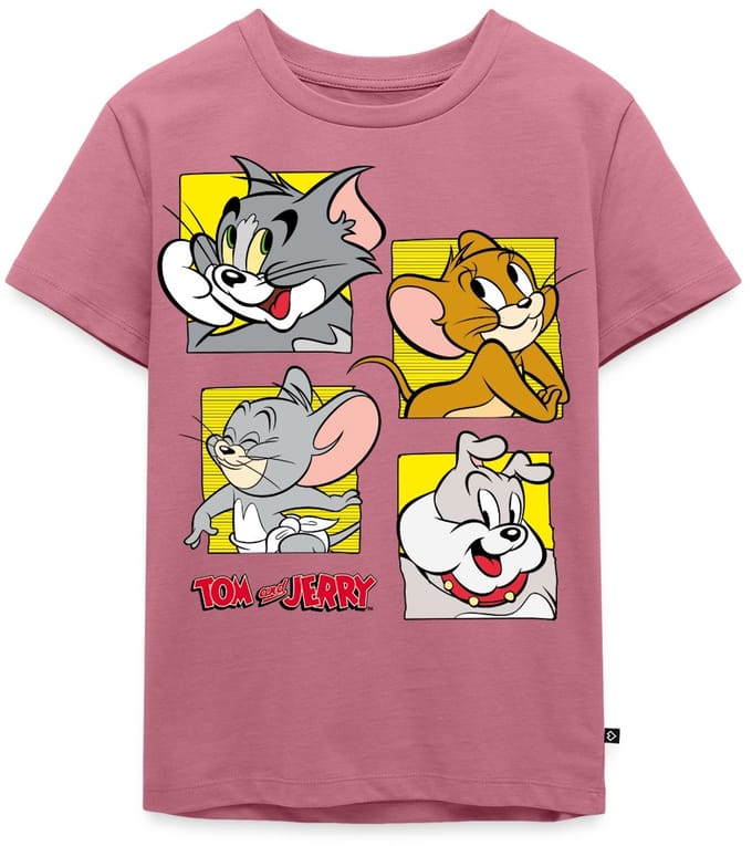 Tom En Jerry Vier Vrienden Premium T Shirt Kinderen