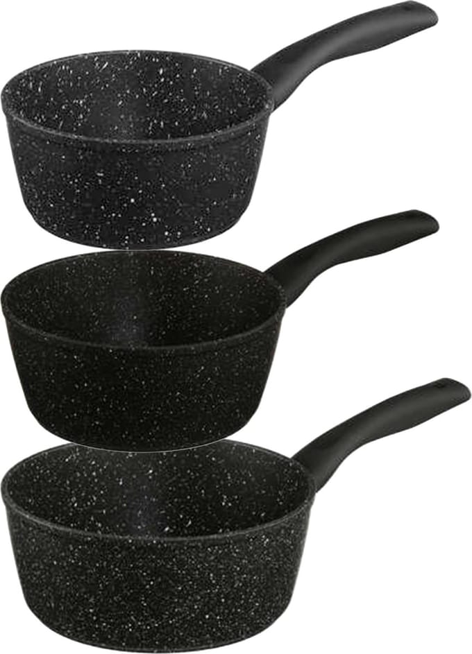 5Five - Steelpannen - Alle warmtebronnen - Set 3x - Dia 16/18/20 cm