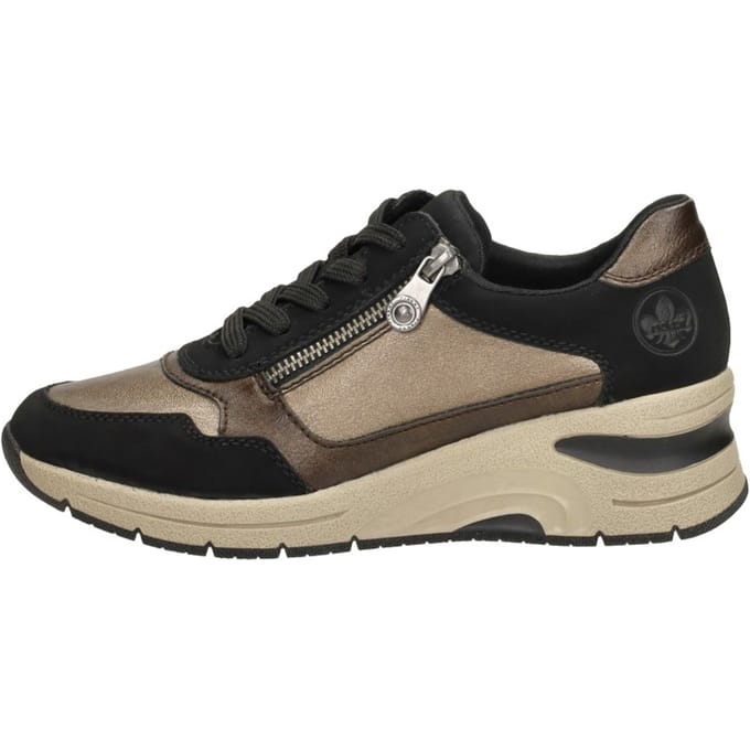 Rieker Sneakers - Dames - Bruin - Maat:42