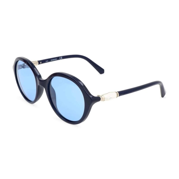 SWAROVSKI - SK0228 - Zonnebril - Dames - Blauw - Blauwe lens