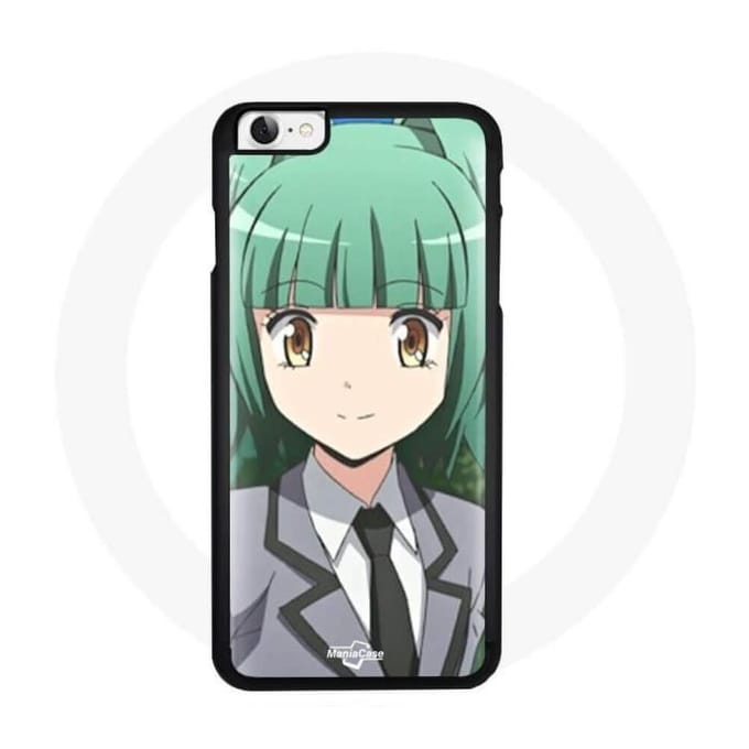 Coque - Maniacase - Iphone 4 - Chibi kaede kayano - Silicone - Souple noir