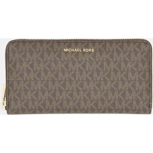 Michael Kors Jet Set portemonnee large brown/acorn