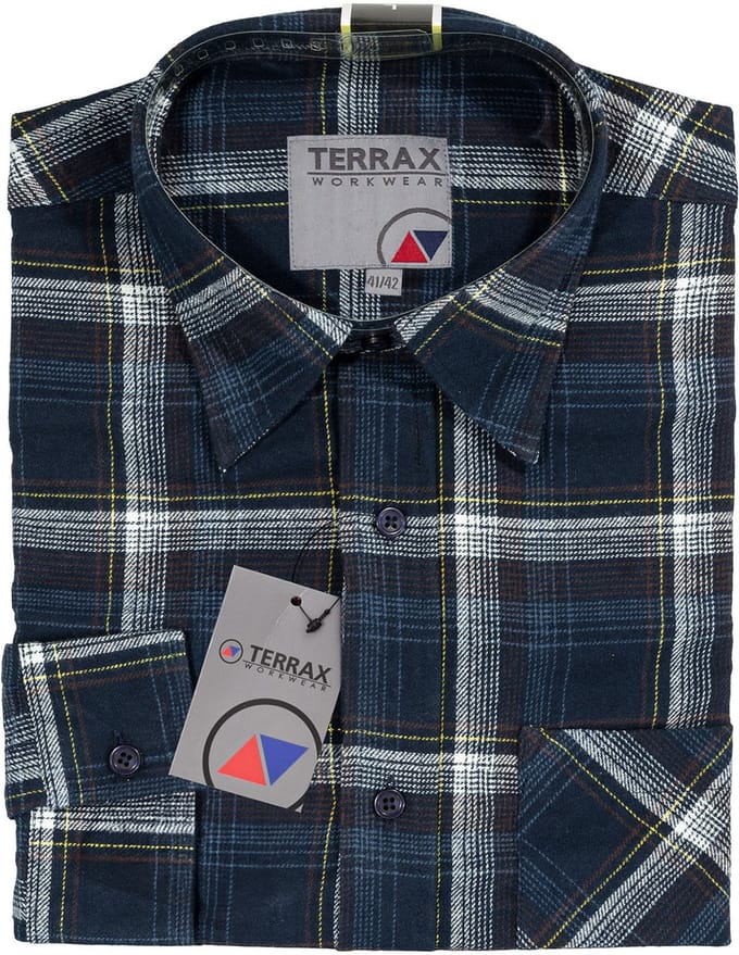 TERRAX kleding 81032-7400 Flanellen overhemd 105 cm