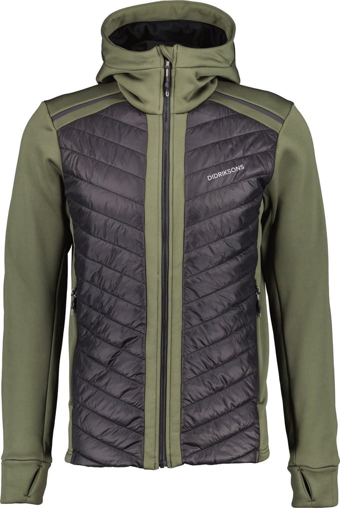 Didriksons ZUKO USX FULLZIP 2 Heren Outdoorvest - Deep Green - Maat S