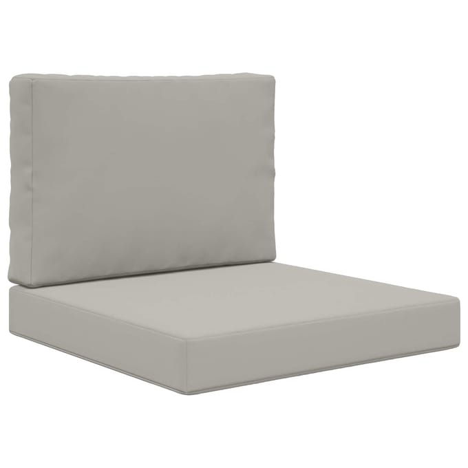 vidaXL - Buitenbankkussen - Polyester - Grijs - 60 - x - 60 - cm