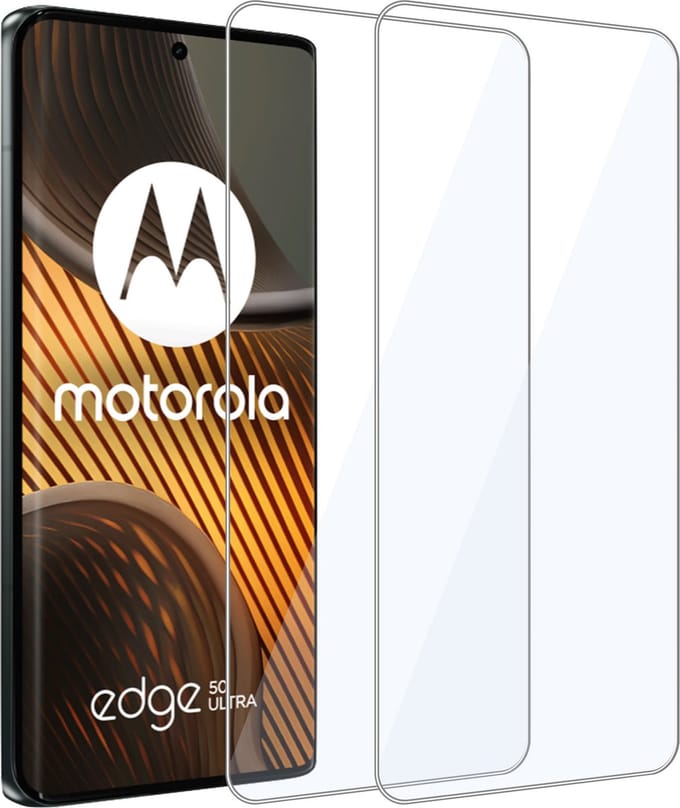 2x Geschikt voor Motorola Edge 50 Ultra - Screenprotector - Beschermglas - GuardCover