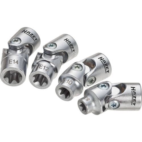 Hazet 880G-E/4 880G-E/4 Kniegewrichtsleutelinzetset 3/8 (10 mm) 4-delig
